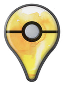Yellow 53 Absorbed Watercolor Texture Pokémon GO Plus Vinyl Protective Decal Skin Kit