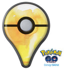 Yellow 53 Absorbed Watercolor Texture Pokémon GO Plus Vinyl Protective Decal Skin Kit