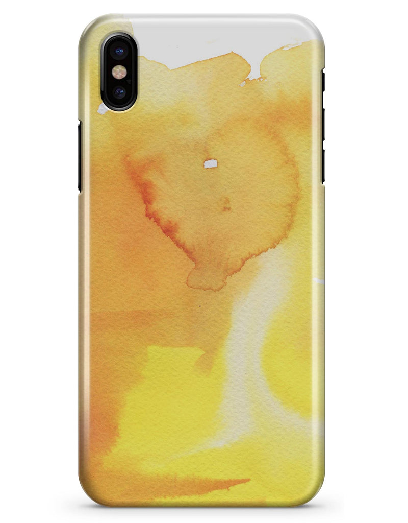 Yellow 53 Absorbed Watercolor Texture - iPhone X Clipit Case