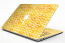 Yellow Basic Watercolor Chevron Pattern - MacBook Air Skin Kit
