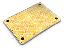 Yellow Basic Watercolor Chevron Pattern - MacBook Pro with Retina Display Full-Coverage Skin Kit