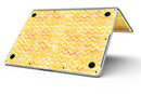 Yellow Basic Watercolor Chevron Pattern - MacBook Pro with Retina Display Full-Coverage Skin Kit