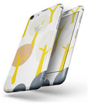 Yellow Cartoon Trees - Skin-kit for the iPhone 8 or 8 Plus