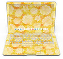 Yellow Floral Succulents - MacBook Air Skin Kit