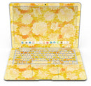 Yellow Floral Succulents - MacBook Air Skin Kit