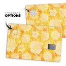 Yellow Floral Succulents - Premium Protective Decal Skin-Kit for the Apple Credit Card