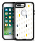 Yellow Gray and Black Droplets - iPhone 7 Plus/8 Plus OtterBox Case & Skin Kits