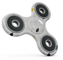 Yellow Gray and Black Droplets Full-Body Fidget Spinner Skin-Kit