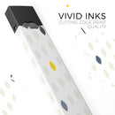 Skin Decal Kit for the Pax JUUL - Yellow Gray and Black Droplets