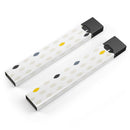 Skin Decal Kit for the Pax JUUL - Yellow Gray and Black Droplets