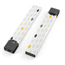 Skin Decal Kit for the Pax JUUL - Yellow Gray and Black Droplets