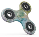 Yellow Green 197 Absorbed Watercolor Texture Full-Body Fidget Spinner Skin-Kit
