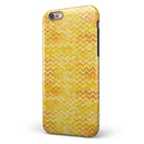 Yellow Multi Watercolor Chevron iPhone 6/6s or 6/6s Plus 2-Piece Hybrid INK-Fuzed Case