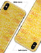 Yellow Multi Watercolor Chevron - iPhone X Clipit Case
