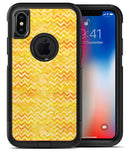 Yellow Multi Watercolor Chevron - iPhone X OtterBox Case & Skin Kits
