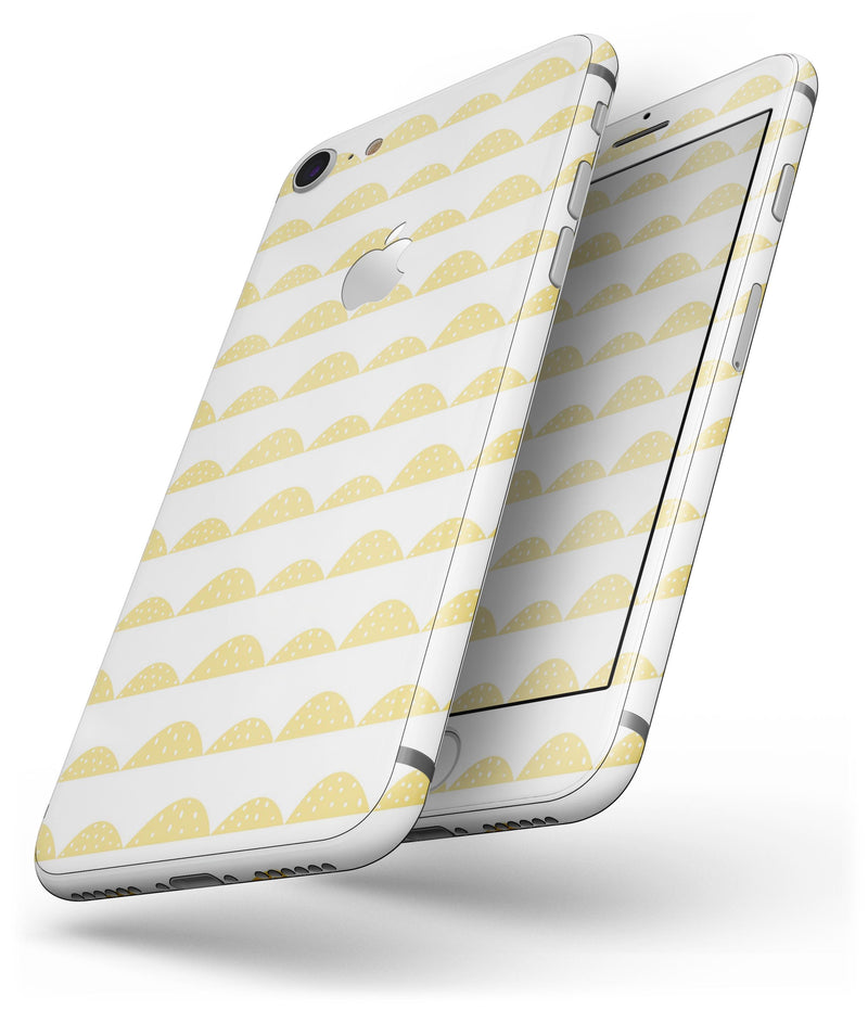 Yellow Rolling Hills - Skin-kit for the iPhone 8 or 8 Plus