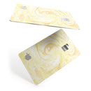 Yellow Slate Marble Surface V21 - Premium Protective Decal Skin-Kit for the Apple Credit Card