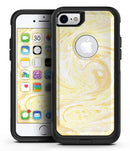 Yellow Slate Marble Surface V21 - iPhone 7 or 7 Plus Commuter Case Skin Kit