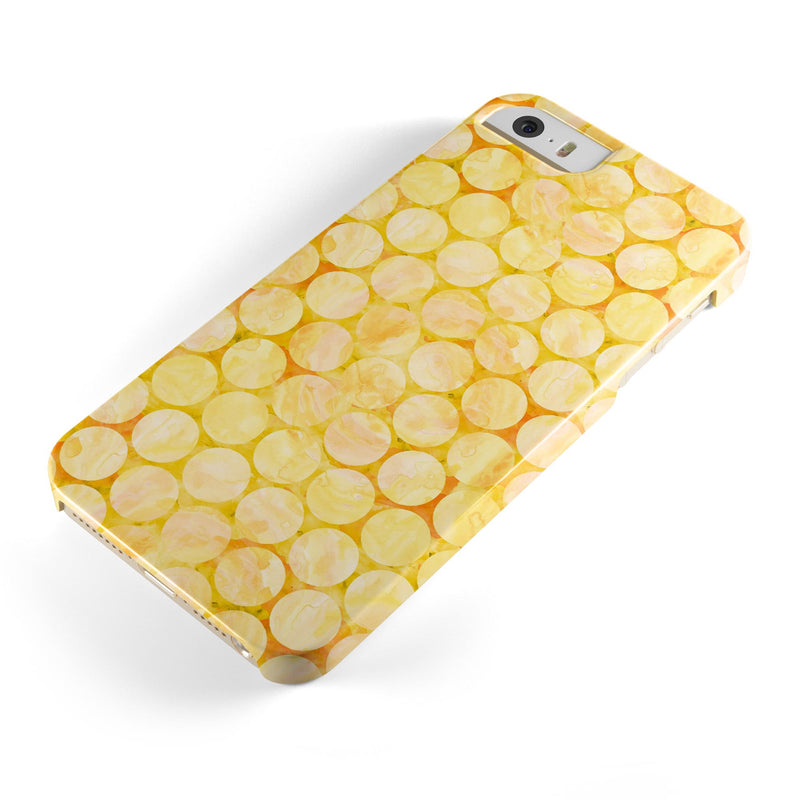 Yellow_Sorted_Large_Watercolor_Polka_Dots_-_iPhone_5s_-_Gold_-_One_Piece_Glossy_-_V1.jpg