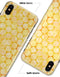 Yellow Sorted Large Watercolor Polka Dots - iPhone X Clipit Case