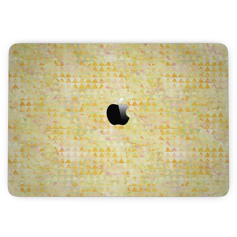 MacBook Pro without Touch Bar Skin Kit - Yellow_Textured_Triangle_Pattern-MacBook_13_Touch_V6.jpg?