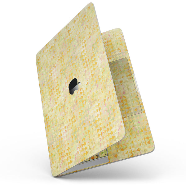 MacBook Pro without Touch Bar Skin Kit - Yellow_Textured_Triangle_Pattern-MacBook_13_Touch_V9.jpg?