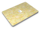 Yellow Textured Triangle Pattern - MacBook Air Skin Kit