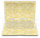 Yellow Textured Triangle Pattern - MacBook Air Skin Kit