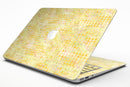 Yellow Textured Triangle Pattern - MacBook Air Skin Kit