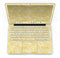 Yellow Textured Triangle Pattern - MacBook Pro with Retina Display Full-Coverage Skin Kit