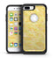 Yellow Textured Triangle Pattern - iPhone 7 or 7 Plus Commuter Case Skin Kit