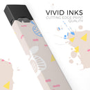 Skin Decal Kit for the Pax JUUL - Yellow Triangles with Fruit