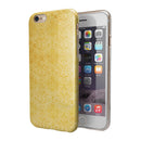 Yellow Vertical Damask Pattern iPhone 6/6s or 6/6s Plus 2-Piece Hybrid INK-Fuzed Case