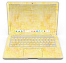 Yellow Watercolor Cross Hatch - MacBook Air Skin Kit