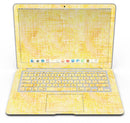 Yellow Watercolor Cross Hatch - MacBook Air Skin Kit