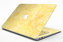 Yellow Watercolor Cross Hatch - MacBook Air Skin Kit