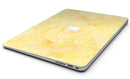 Yellow Watercolor Cross Hatch - MacBook Air Skin Kit