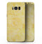 Yellow Watercolor Cross Hatch - Samsung Galaxy S8 Full-Body Skin Kit