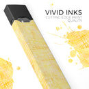 Skin Decal Kit for the Pax JUUL - Yellow Watercolor Cross Hatch