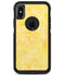 Yellow Watercolor Cross Hatch - iPhone X OtterBox Case & Skin Kits