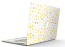 Yellow Watercolor Dots over White - MacBook Air Skin Kit