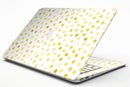 Yellow Watercolor Dots over White - MacBook Air Skin Kit
