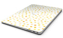 Yellow Watercolor Dots over White - MacBook Air Skin Kit