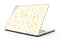 Yellow Watercolor Dots over White - MacBook Pro with Retina Display Full-Coverage Skin Kit