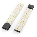 Skin Decal Kit for the Pax JUUL - Yellow Watercolor Dots over White