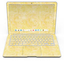 Yellow Watercolor Polka Dots - MacBook Air Skin Kit