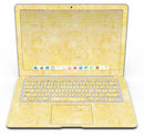 Yellow Watercolor Polka Dots - MacBook Air Skin Kit