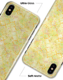 Yellow Watercolor Quatrefoil - iPhone X Clipit Case