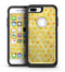 Yellow Watercolor Ring Pattern - iPhone 7 or 7 Plus Commuter Case Skin Kit