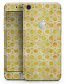 Yellow Watercolor Ring Pattern - Skin-kit for the iPhone 8 or 8 Plus